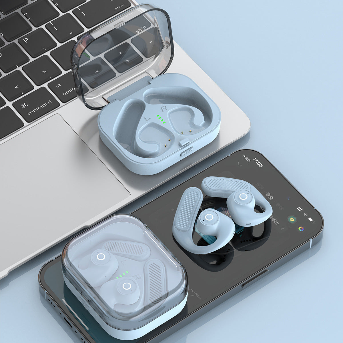 K23 Open Ear Headphone Wireless Air Bone Conduction Earphones TWS Bluetooth 5.3 Ear Clip Earbuds K23 Open Ear Headphone Wireless Air Bone Conduction Earphones TWS Bluetooth 5.3 Ear Clip Earbuds